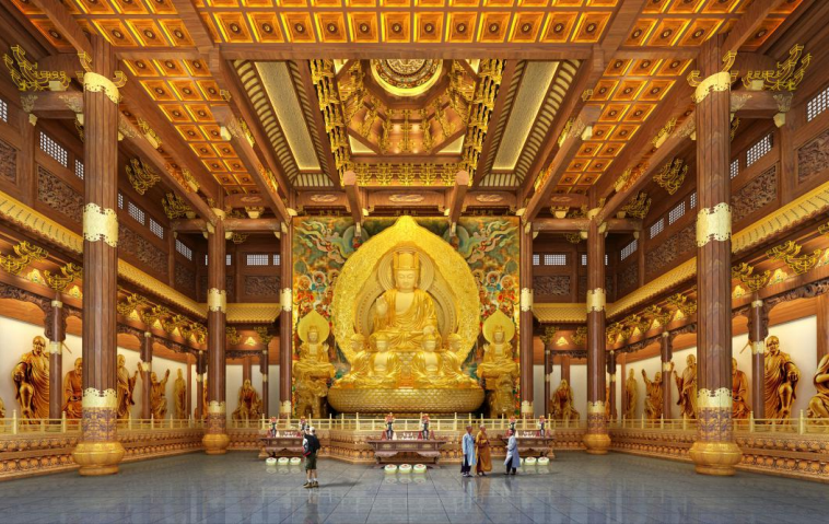 大(dà)雄寶殿室內(nèi)設計(jì)